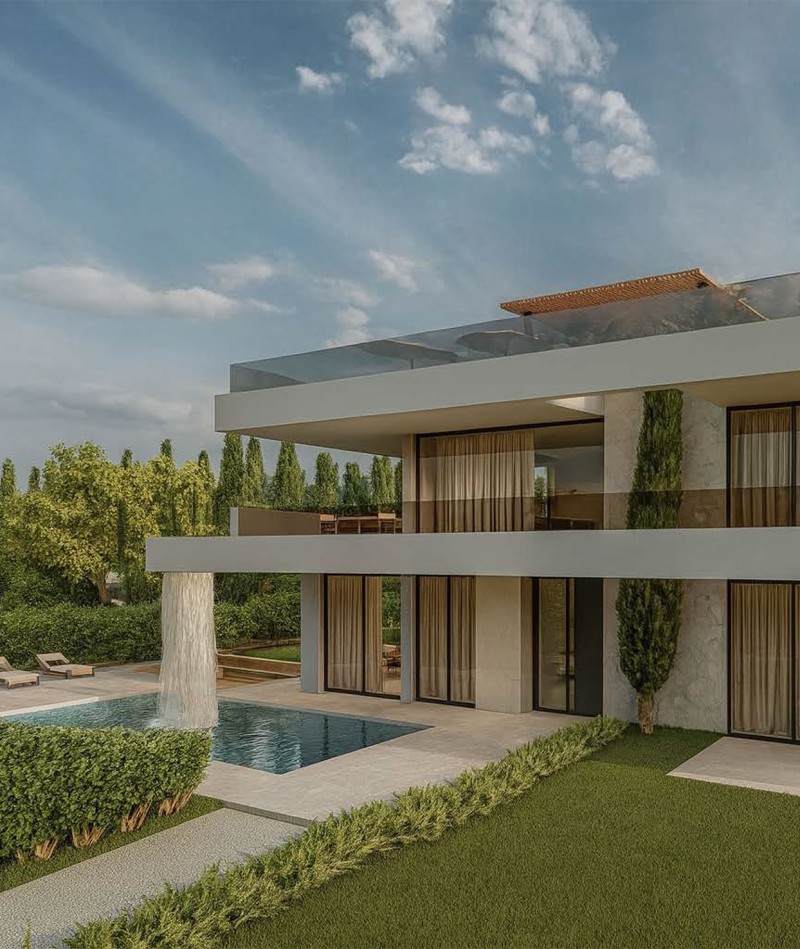 Visualisierung Luxus-Villa in Kroatien